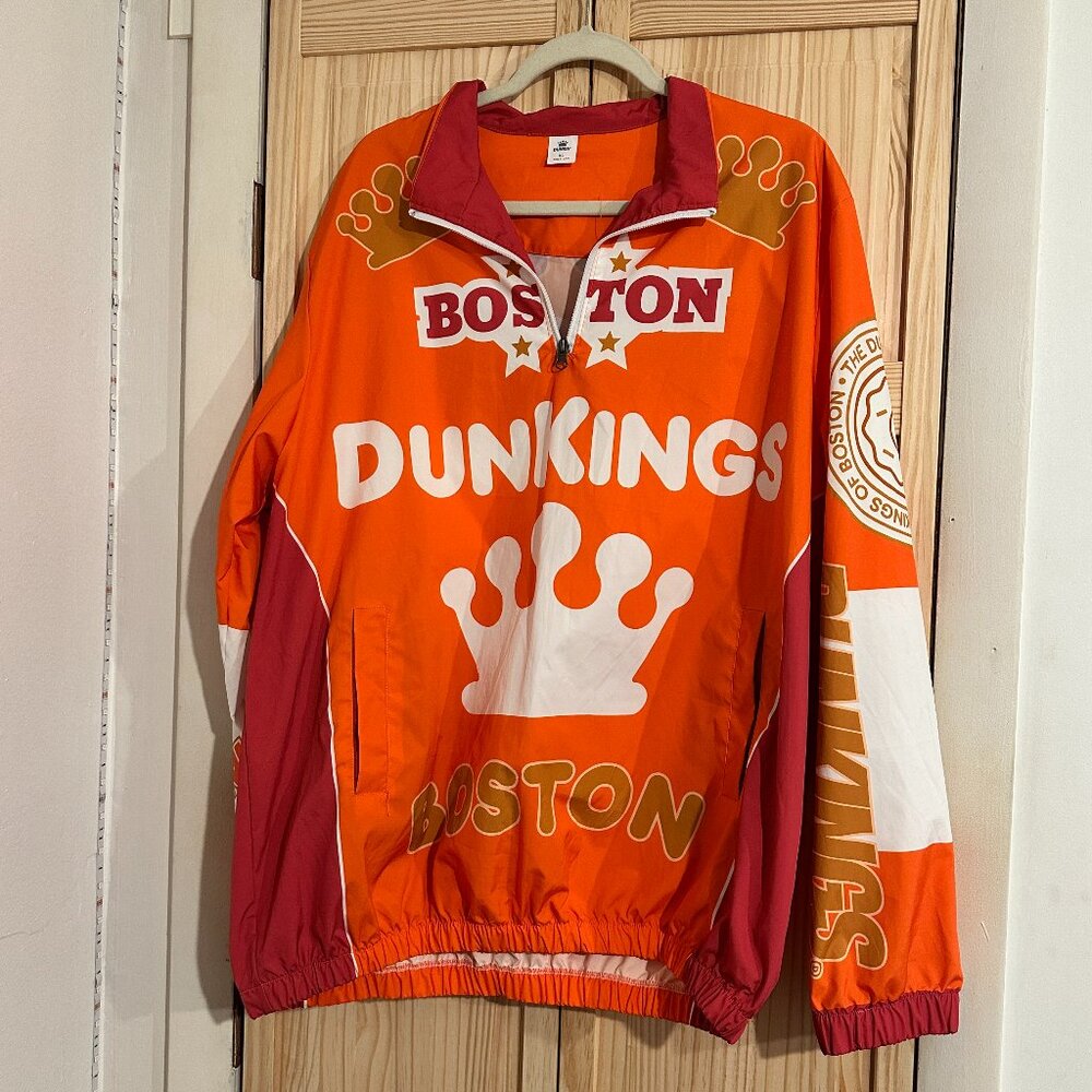 XL Super Bowl Dunkin DunKINGS track windbreaker jacket